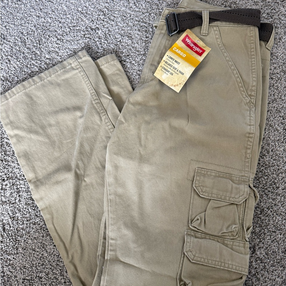 Wrangler Men's Cargo Pants - Olive